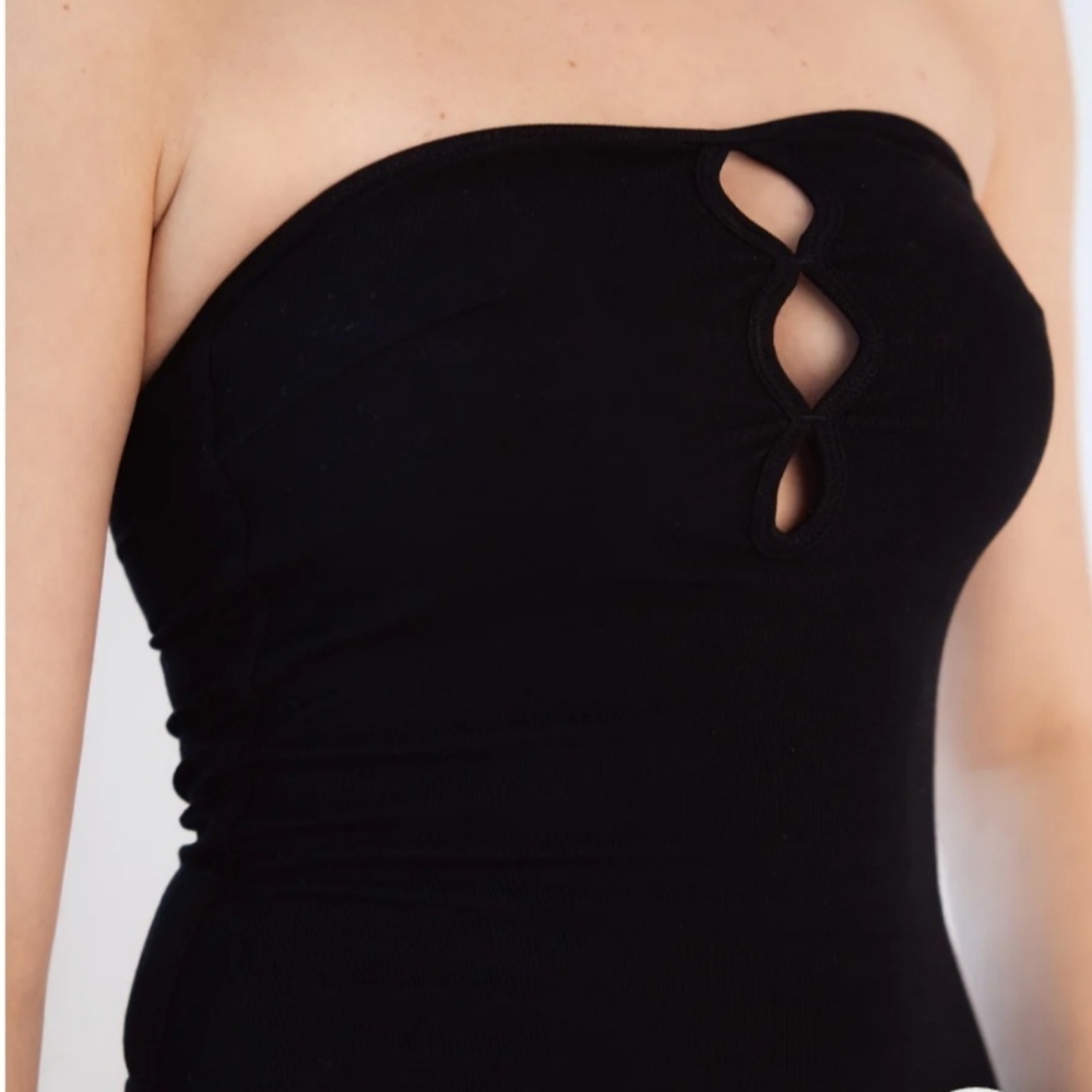 Tube Top Cut-Out Dress